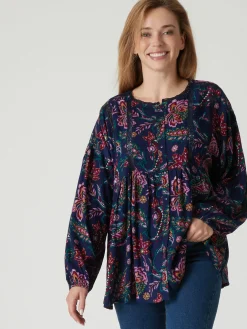 Blouse forme boîte