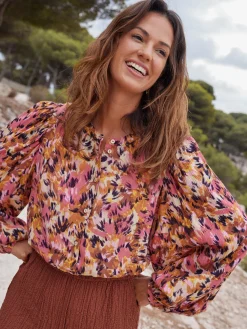 Blouse manches bouffantes