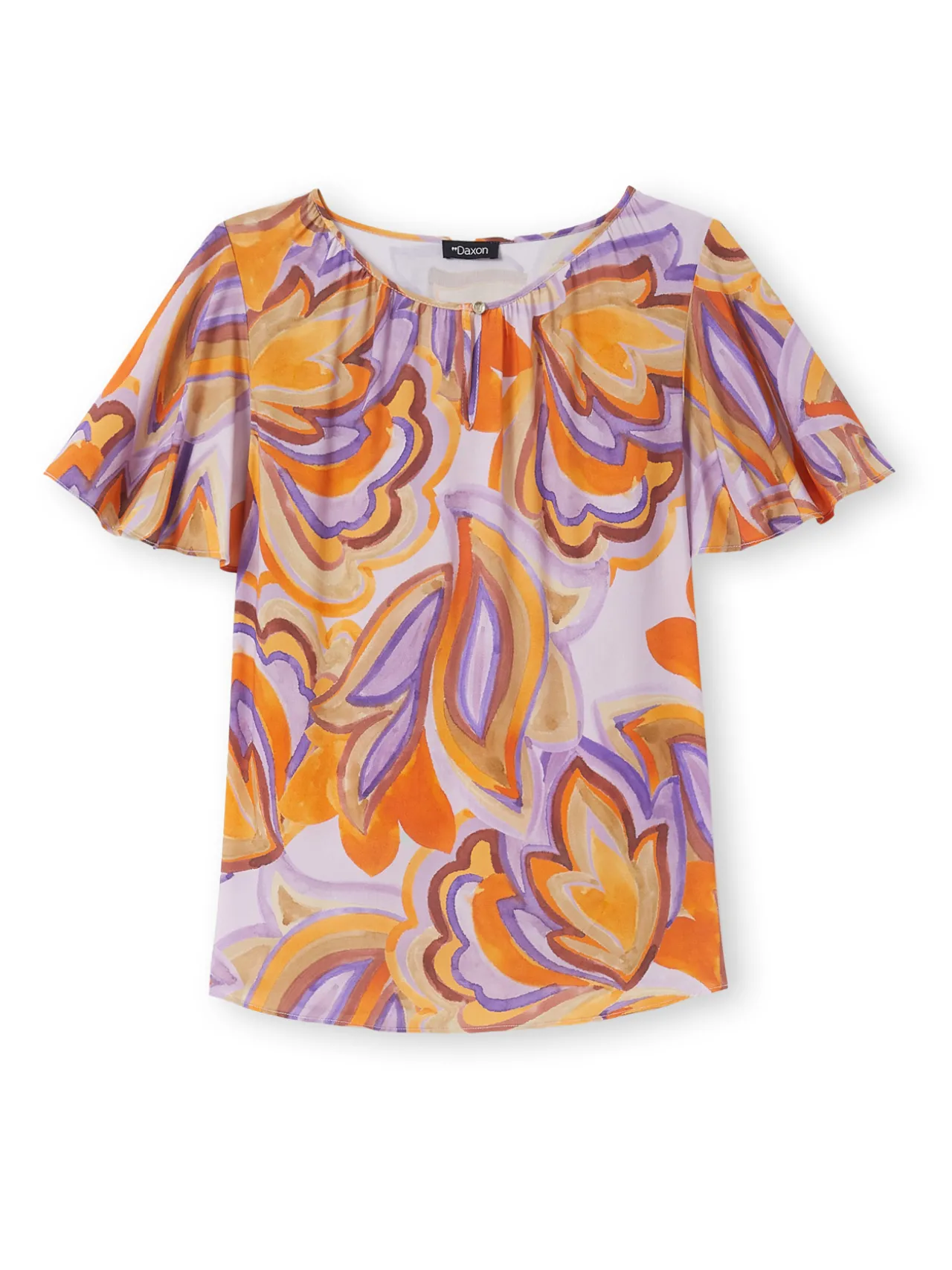 Blouse manches papillon