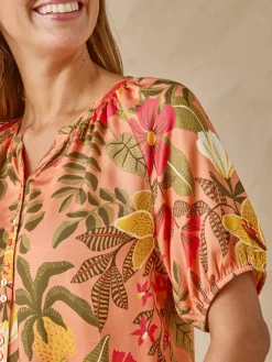 Blouse toute boutonnée