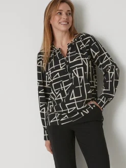Blouse zippée
