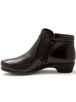 Boots cuir à aérosemelle® extra larges
