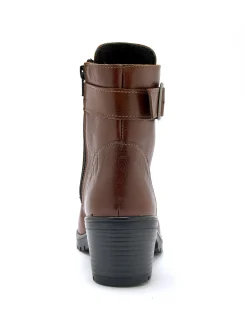 Boots cuir doublées suédine