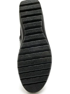 Boots fourrées compensées double zip