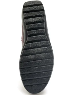 Boots fourrées compensées double zip