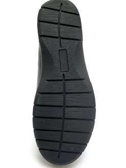 Boots fourrées cuir velours et caoutchou