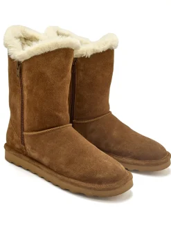 Boots fourrées double zip