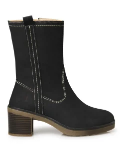 Boots hautes molletonnées