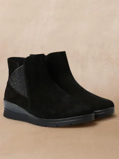 Boots élastiquées et zippées