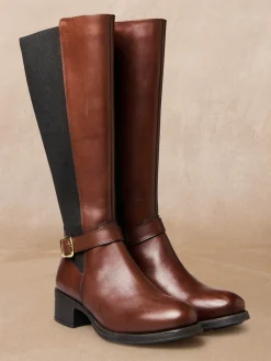 Bottes hautes mollets larges