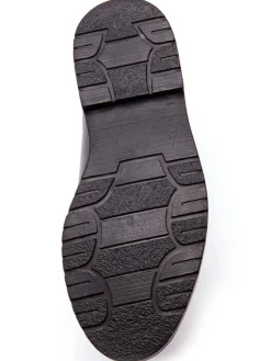 Bottillons cuir fourrés