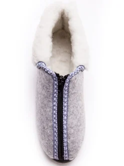 Bottillons fourrés laine majoritaire