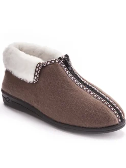 Bottillons fourrés laine majoritaire