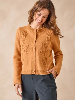 Cardigan avec alpaga et laine