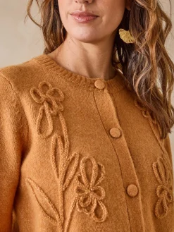 Cardigan avec alpaga et laine