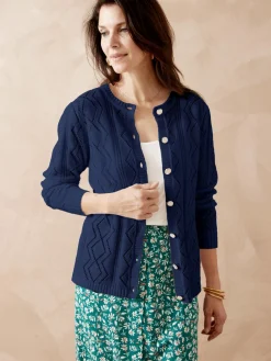 Cardigan en maille fantaisie