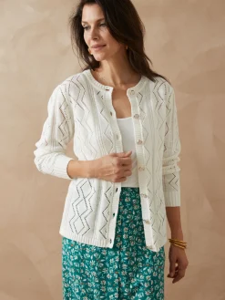 Cardigan en maille fantaisie
