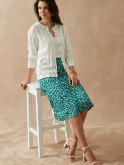 Cardigan en maille fantaisie