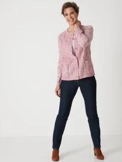 Cardigan en maille torsadée