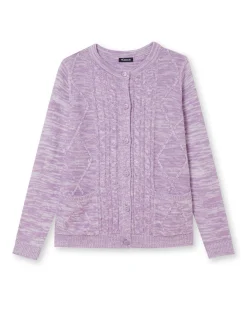 Cardigan en maille torsadée