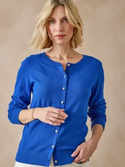 Cardigan élégant boutons-bijoux