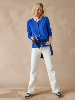 Cardigan élégant boutons-bijoux