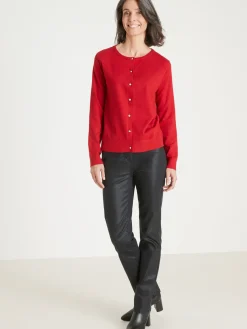 Cardigan élégant boutons-bijoux