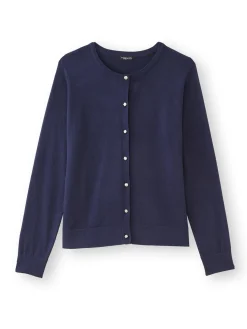 Cardigan élégant boutons-bijoux