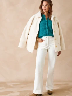 Cardigan points fantaisie ajourés