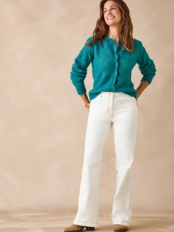 Cardigan points fantaisie ajourés