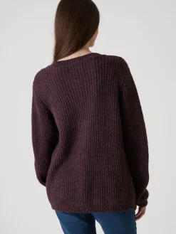 Cardigan torsadé laine et mohair