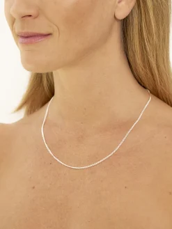 Chaîne maille gourmette argent