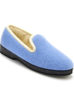 Charentaises entièrement fourrées laine