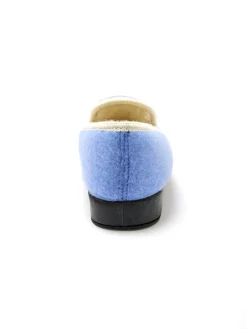 Charentaises entièrement fourrées laine