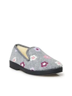 Charentaises entièrement fourrées laine