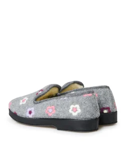 Charentaises entièrement fourrées laine