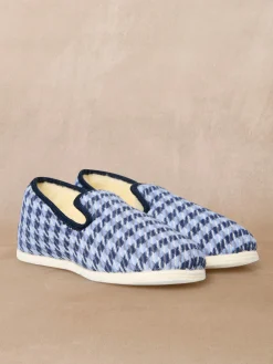 Charentaises fourrées semelle feutre