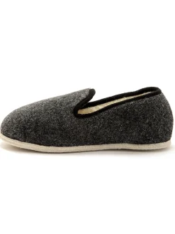 Charentaises mixtes fourrées laine