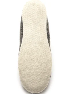 Charentaises mixtes fourrées laine