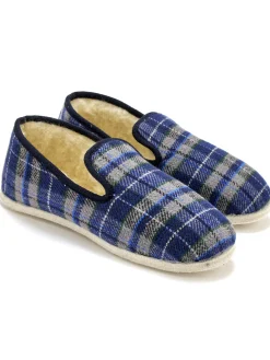 Charentaises mixtes fourrées laine