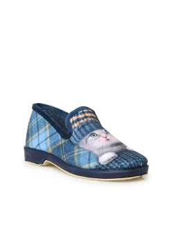 Charentaises motif chat ou chien