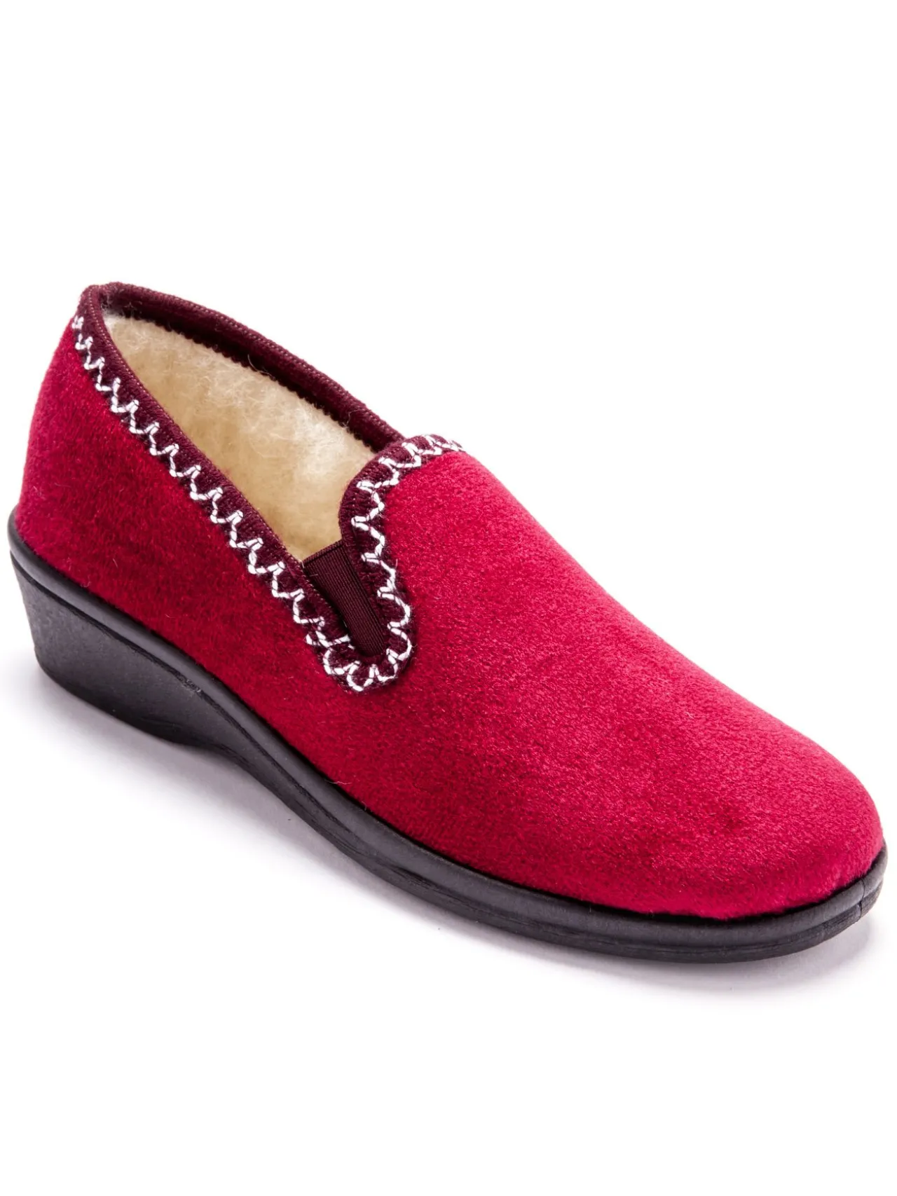 Chaussons fourrés laine majoritaire