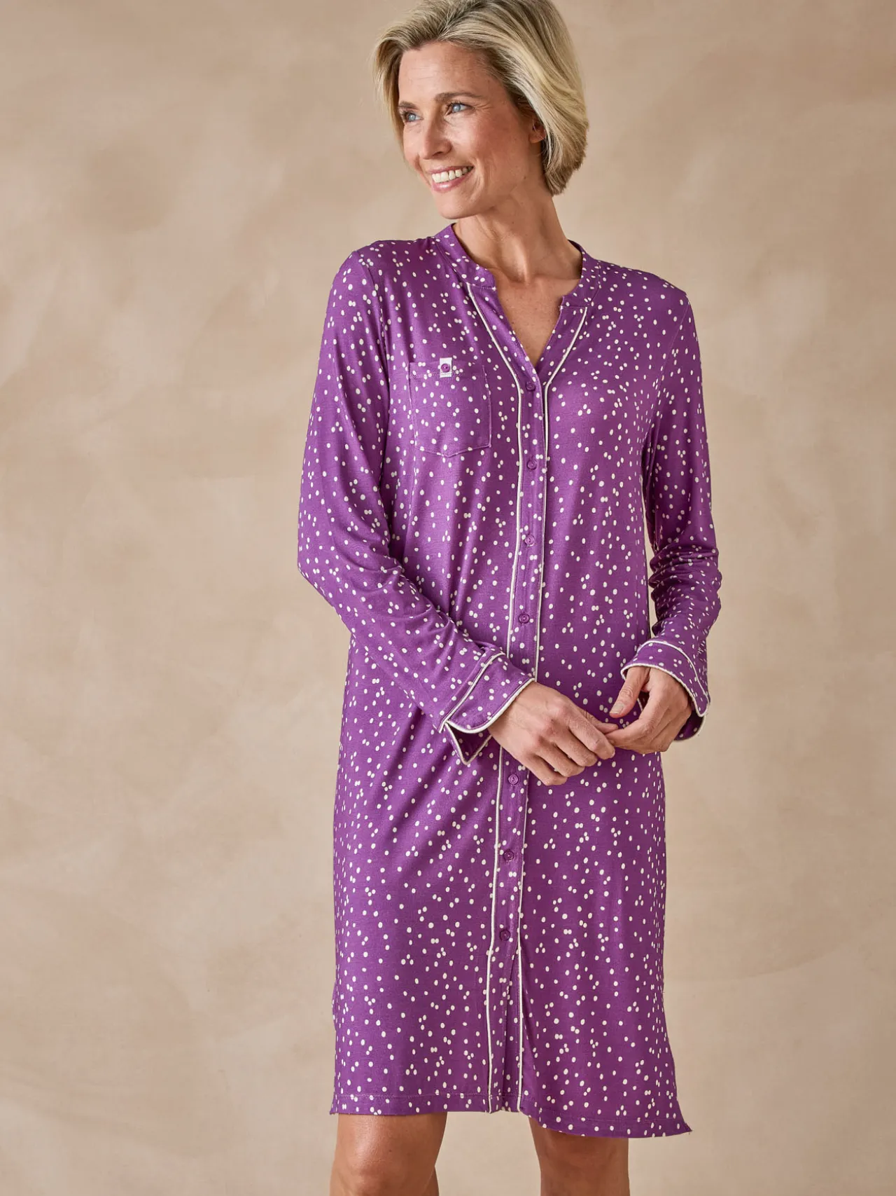 Chemise de nuit forme liquette