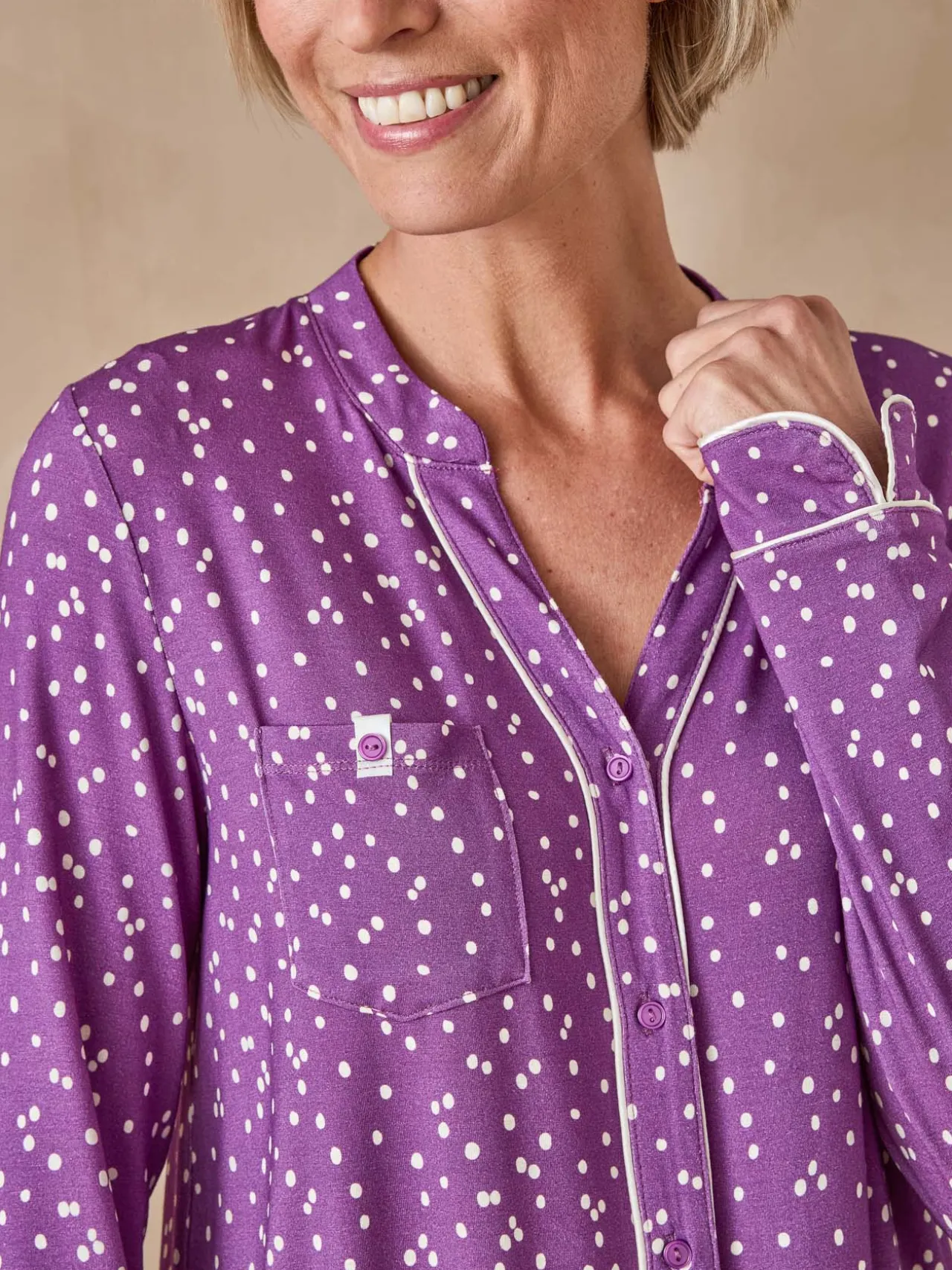 Chemise de nuit forme liquette