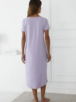 Chemise de nuit forme liquette longue