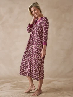 Chemise de nuit longue fluide