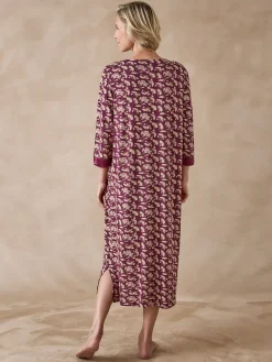 Chemise de nuit longue fluide