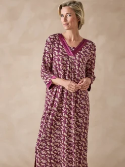 Chemise de nuit longue fluide