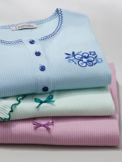 Chemise de nuit longue, interlock