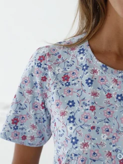 Chemise de nuit maille coton